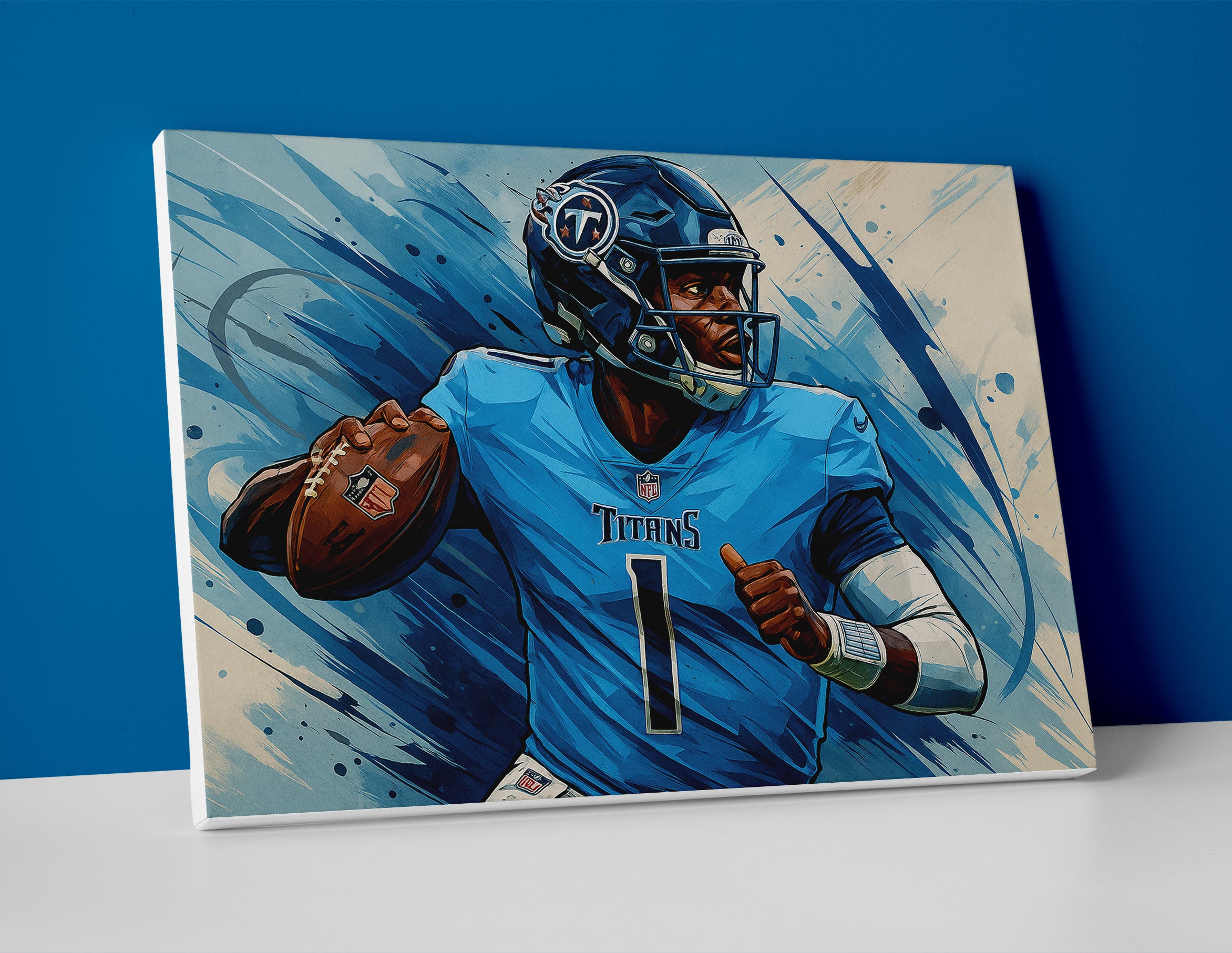 Cam Ward poster canvas painting wall art titans